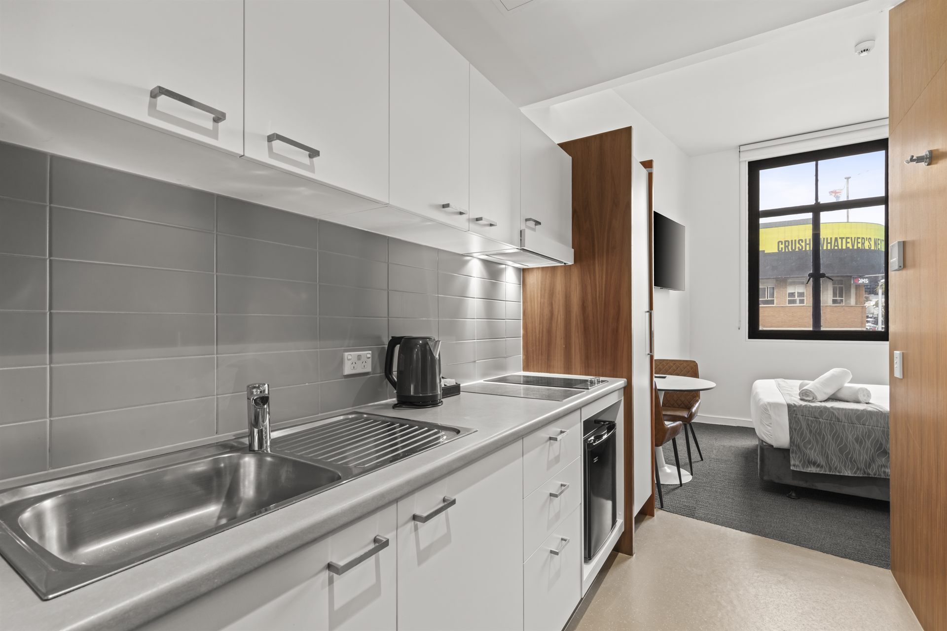 Compact Studio Queen Room